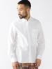 Beams Plus Men's Large/Small Color Broad Button-Down Shirt, White, Size M, 38110424563