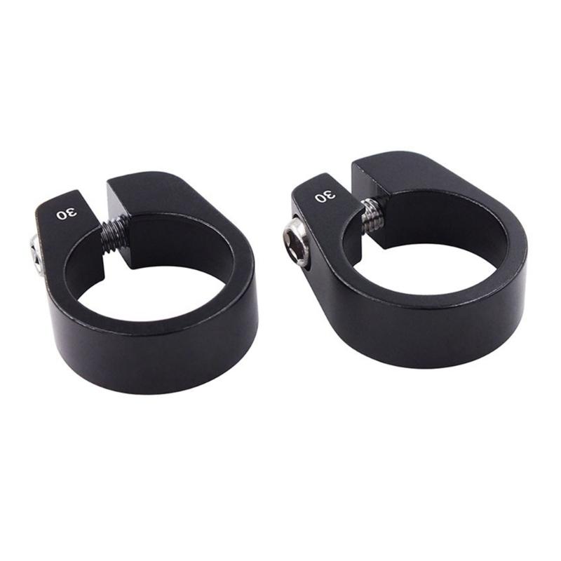 Aluminum Alloy Bike Seat Post Clamp 30mm Bicycles Seat Tube Clamp Road Bike Seatpost Clamp Easy to Installation