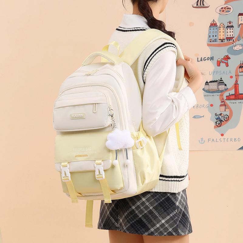 School Bag Girls High School Students Large Capacity Middle School Students Junior High School Students Elementary School Students Lightweight