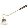 Metal Candle Snuffer Candle Stopper Decorative Long Handle Flower-Shaped Candle Extinguisher Candle Tool