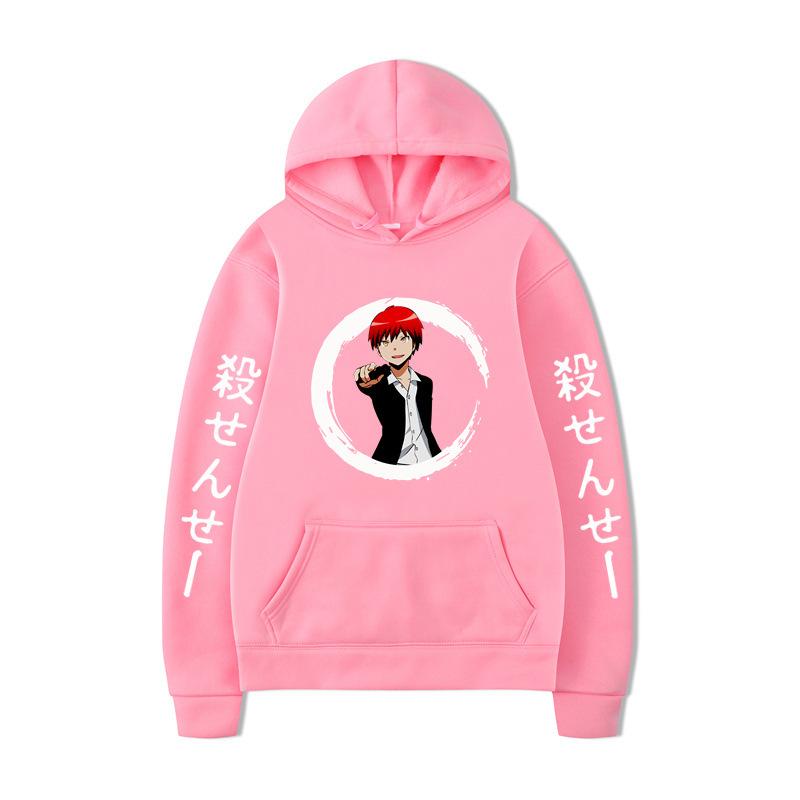 Japanese Anime Hoodies Print Fashion Sweatshirt Hip Hop Casual Unisex Autumn Winter Fleece Streetwear Tops