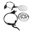 Bike Disc Brake Kit Low Noise Fast Cooling Aluminum Alloy Disk Breaks for Mountain BikeBlack