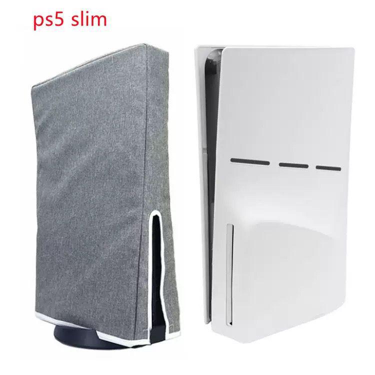 PS5 Horizontal Dust Cover: Moisture-Proof, Simple Cloth Protection for Console