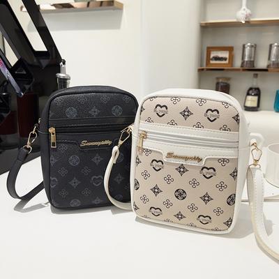 Printed Mobile Phone Bag G New Small Square Bag High-end Printed Women's Shoulder Bag