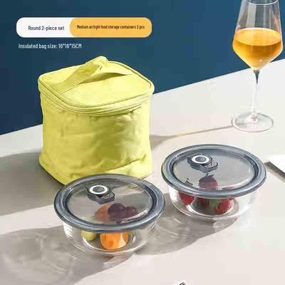 Oxford Cloth Glass Food Storage Container Set