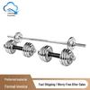 Multi-functional Electroplated Barbell & Dumbbell Set