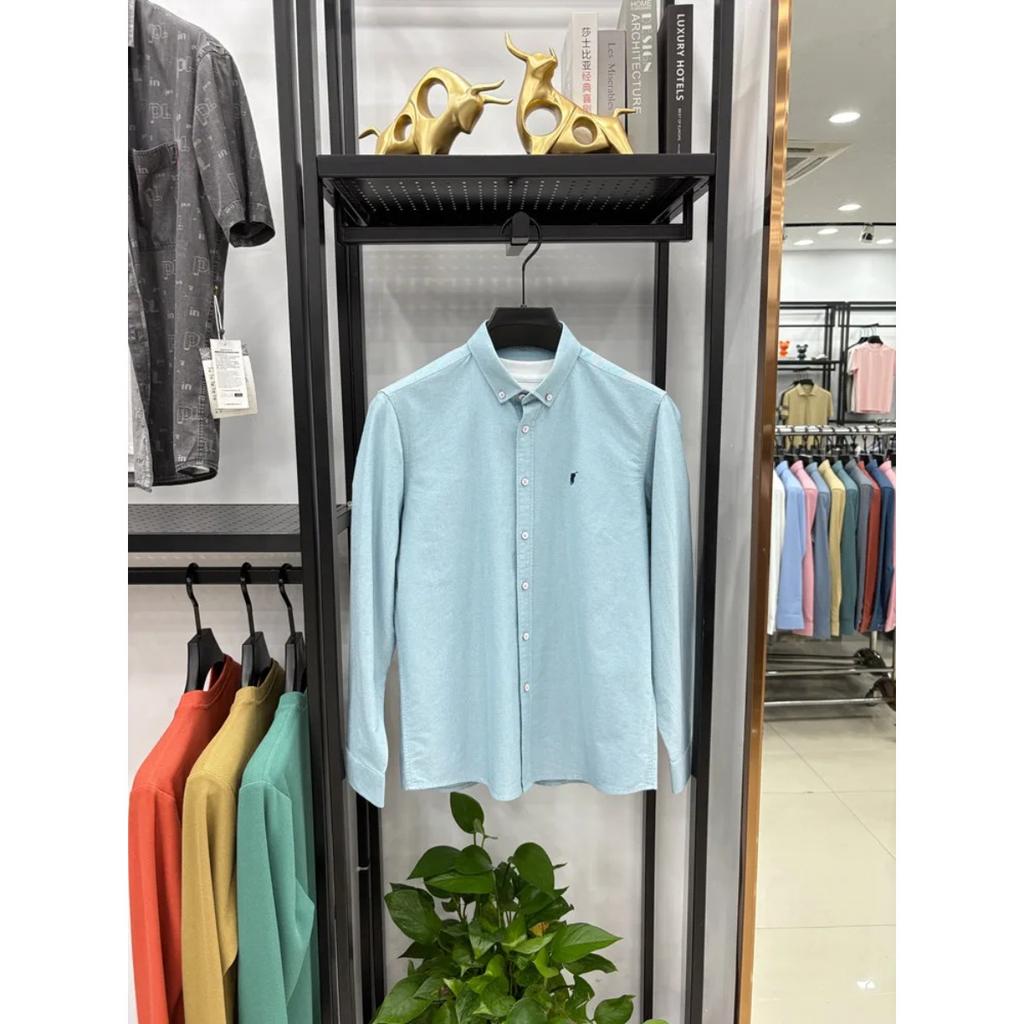 STORN 100% Cotton Corduroy Shirt - Green Long Sleeve M-4XL - Spring Autumn Slim Fit Candy Color Collection