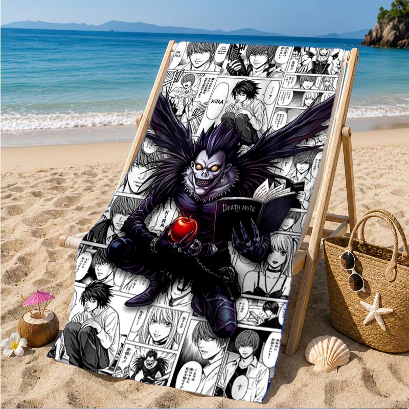 Death King And Apple Beach Towel, Super Soft Microfiber, Perfect Gift for Her/Him, Birthday, for Pool, Beach, Travel, Decor Beach Party