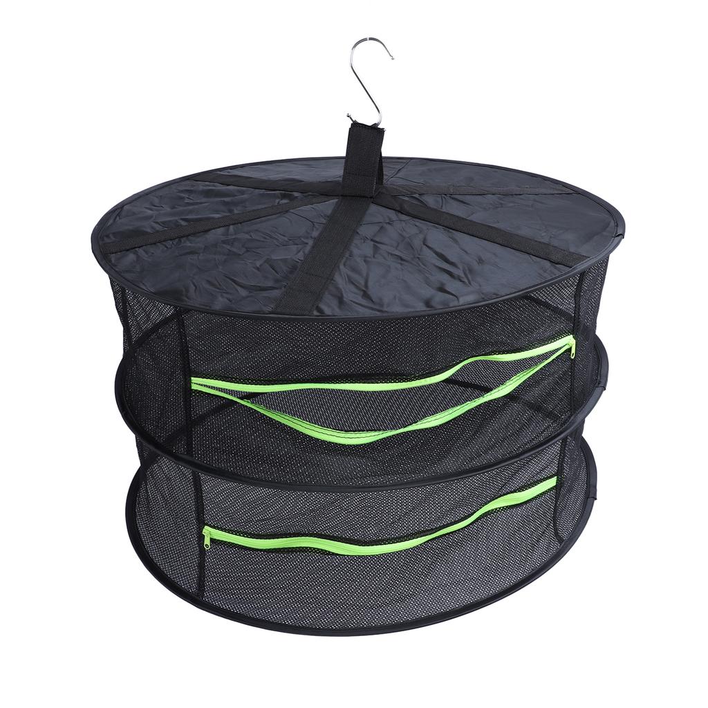 Herb Drying Rack with   Opening Multi Layer Multipurpose Hanging Plant Dryer Net for Grow Tents Fruits Vegetables