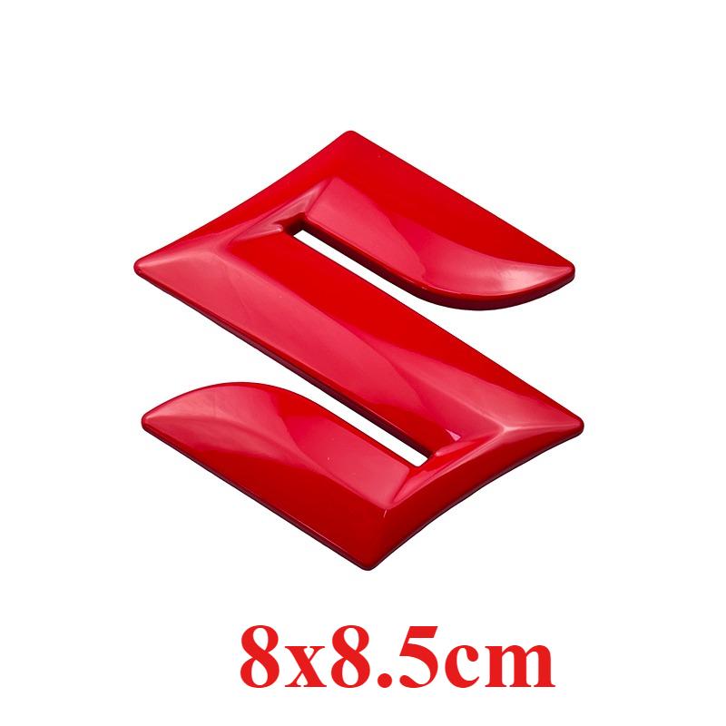 3D Badge Steering Wheel Sticker Car Front Emblem Rear Trunk Logo For SUZUKI Swift Metal Alloy Modified Letter Decoration