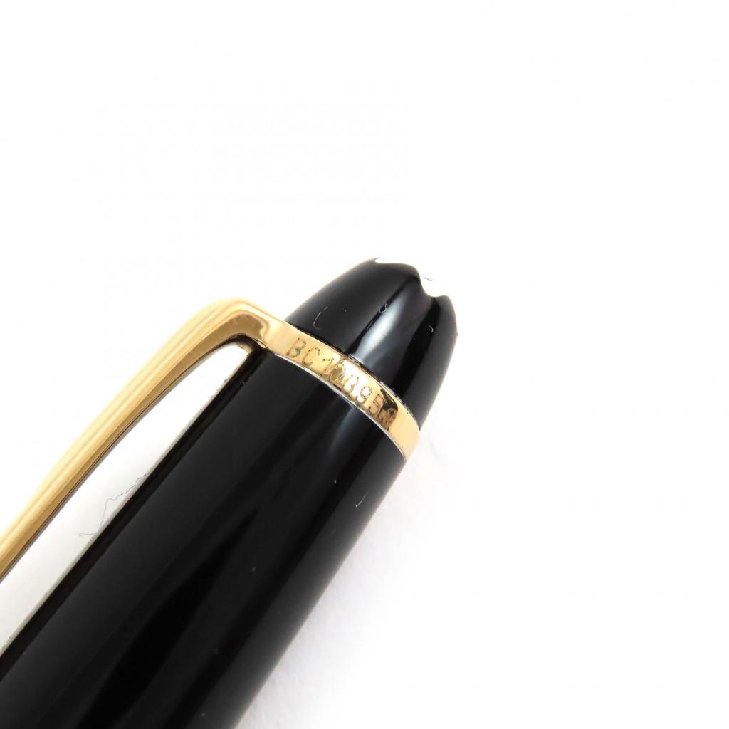 Montblanc Fountain Pen Meisterstück Classic White Star Black Gold 14K Mens Used