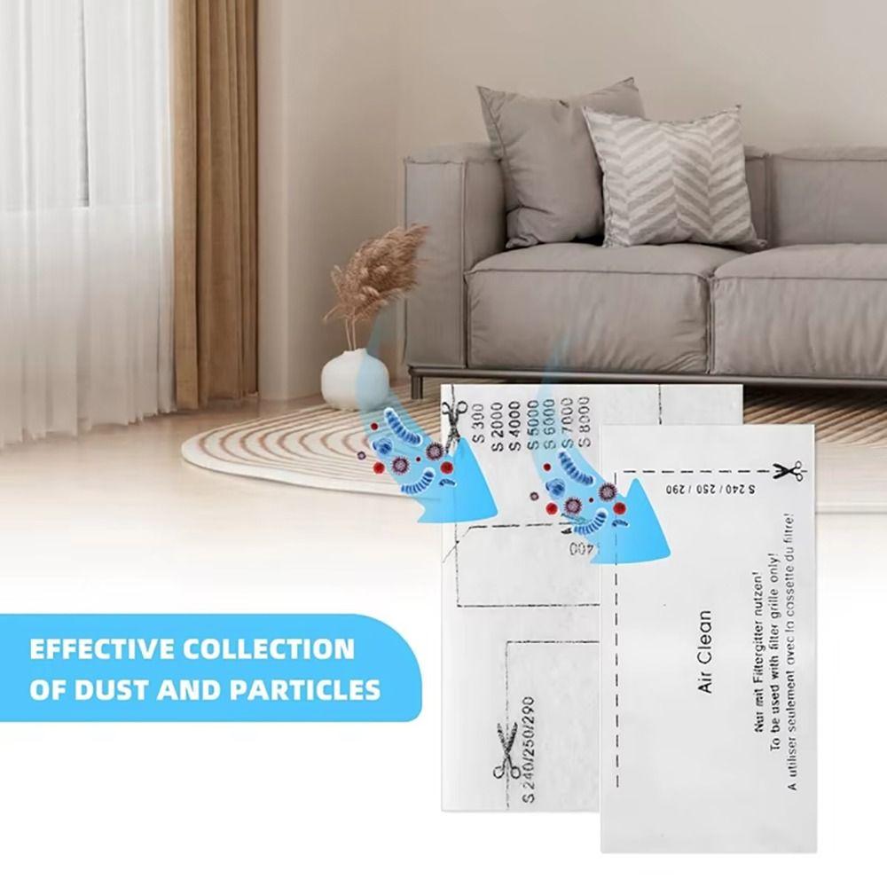 6Sets Exhaust Filter Filter Cotton Pack Replacement Parts  For Miele Complete S8340 S8360 C1 C2 C3