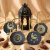 10Pcs Portable Eid and Ramadan Gift Boxes Gold Stamping Ramadan Gift Box  Party Favor Supplies