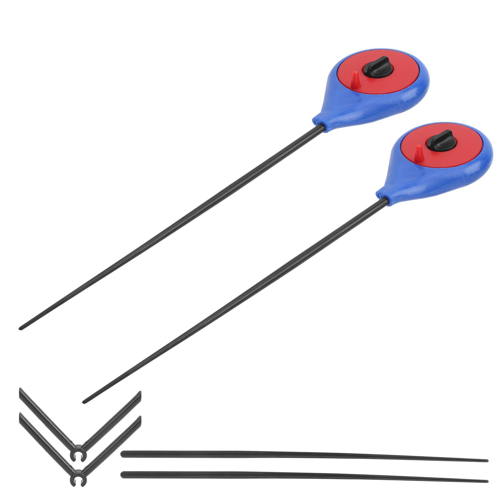 

2 шт. Зимняя портативная мини-удочка для подледной рыбалки, простая удочка, набор аксессуаров для устройства, синий