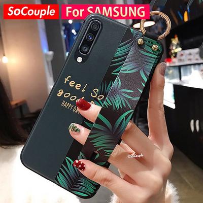 Telefon tutucu samsung kılıfı Galaxy A50 A51 A71 A70 A30s A20 A40 A10 S9 S8 S10 S20 Ultra Not 10 artı Bilek Kayışı Kılıfı