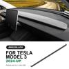 Suede Dashboard Air Vent Trim Sticker for Tesla Model 3 Highland 2024-2026 & Model Y Juniper 2025