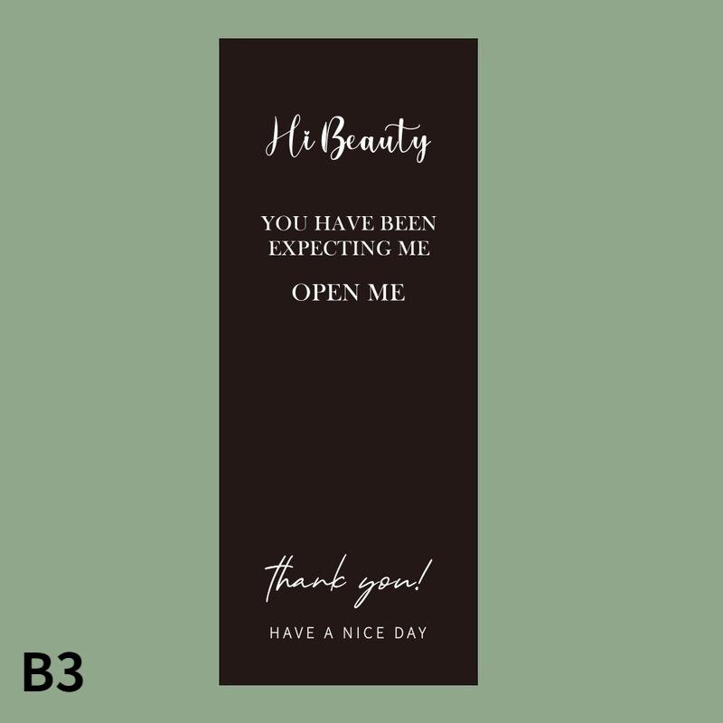 50Pcs Thank You Decor Stickers Seal Labels For Small Business Commodity Personalized Package Online Retails Greeting Stickers