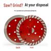 Diamond Grinding Disc for 100 Angle Grinder – Granite, Concrete, Stone Trimming 180mm Thick Saw Blade