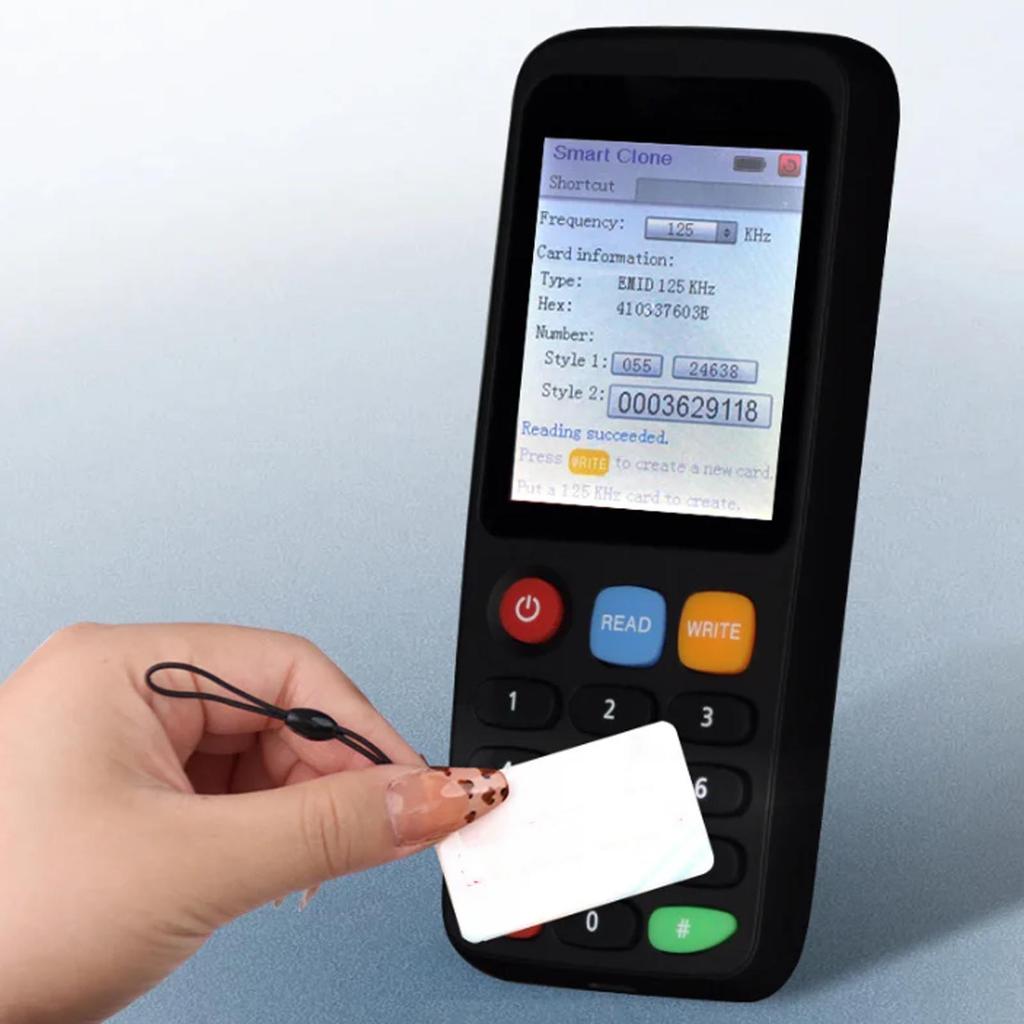 NFC Card Copier ABS 400mAh NFC Card Copier Reader Writer Duplicator for IC ID Cards 125kHz 13.56Mhz Cards