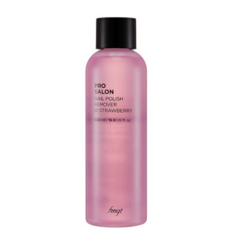 THE FACE SHOP Pro Salon Nail Remover 01 Strawberry 500ml
