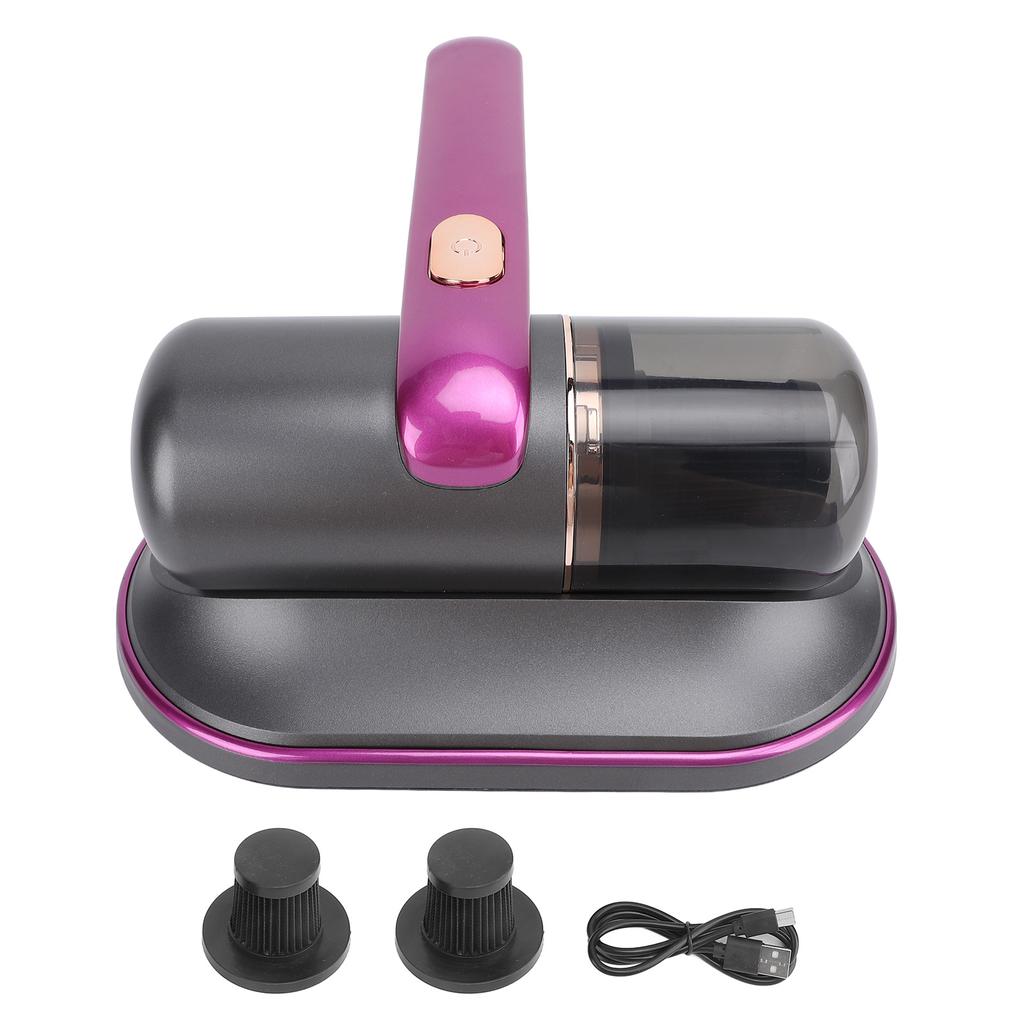 Cordless Vacuum Cleaner 10KPa Suction Low Noise Handheld Bed Vacuum Cleaner with 2Pcs Washable Filte