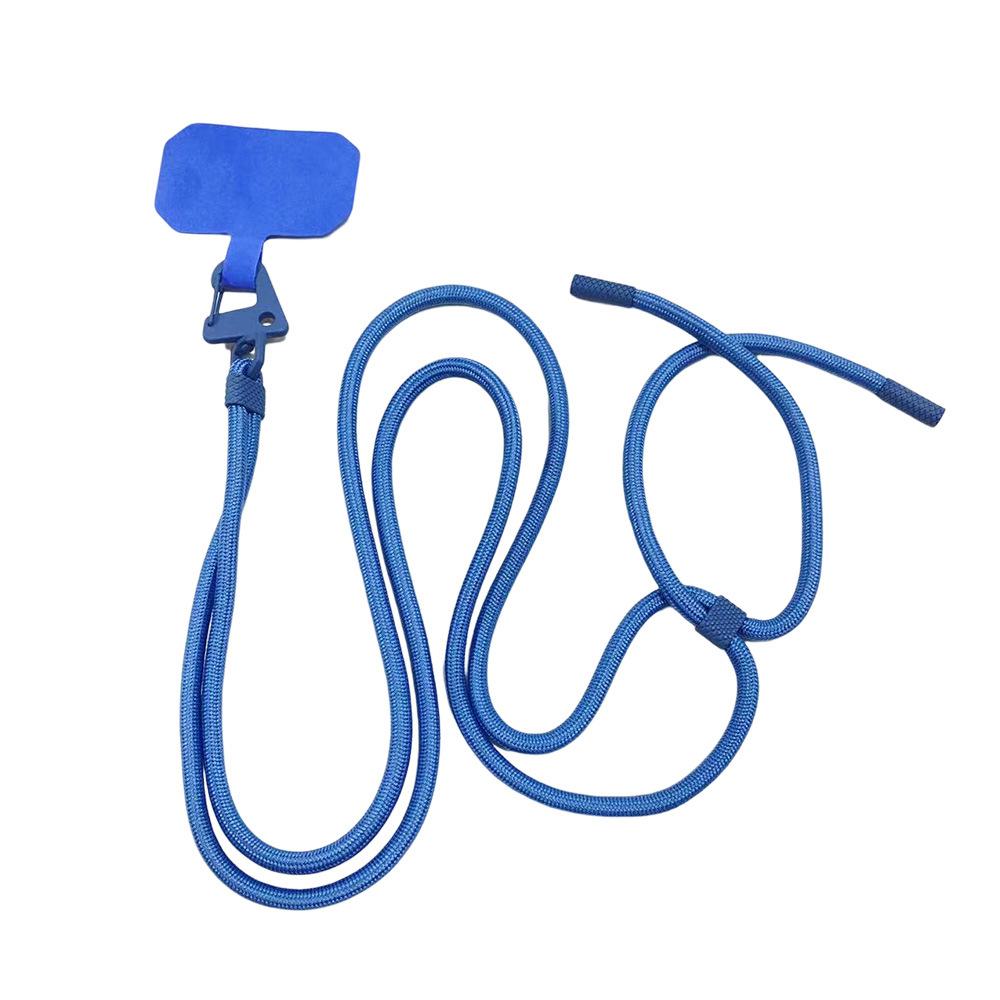 Regulowany Uniwersalny Sznurek na Telefon Komórkowy - Wzór Diagonalny, Odpinana Nylonowa Linka, Uszczelka Zapobiegająca Zgubieniu