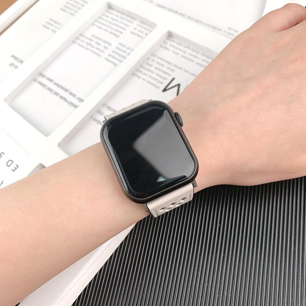 Silicone+Leather Strap For Apple Watch Ultra2 Band 49mm 45mm 41mm 40mm 44mm 42mm Magnetic Bracelet iWatch Series 9 8 7 SE 6 5 4 3