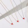 Xiaohong Love Pendant Necklace Titanium Steel Clavicle Chain Women'S Non-Fading Couple Gifts