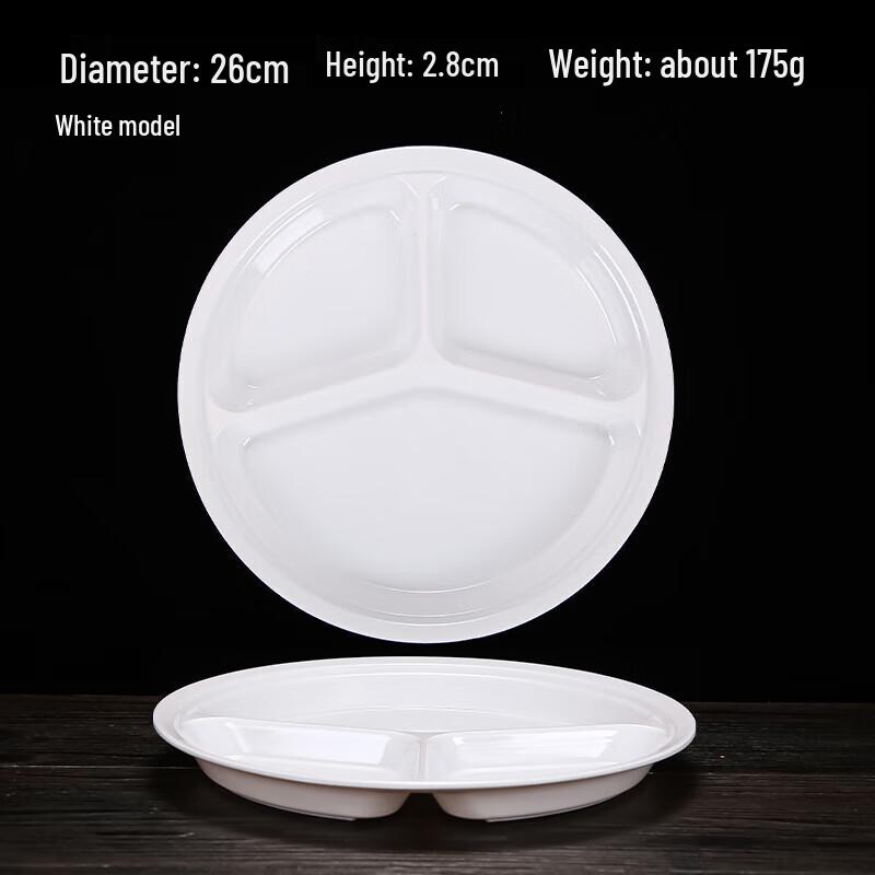 Food Grade Melamine Divided Canteen Tray