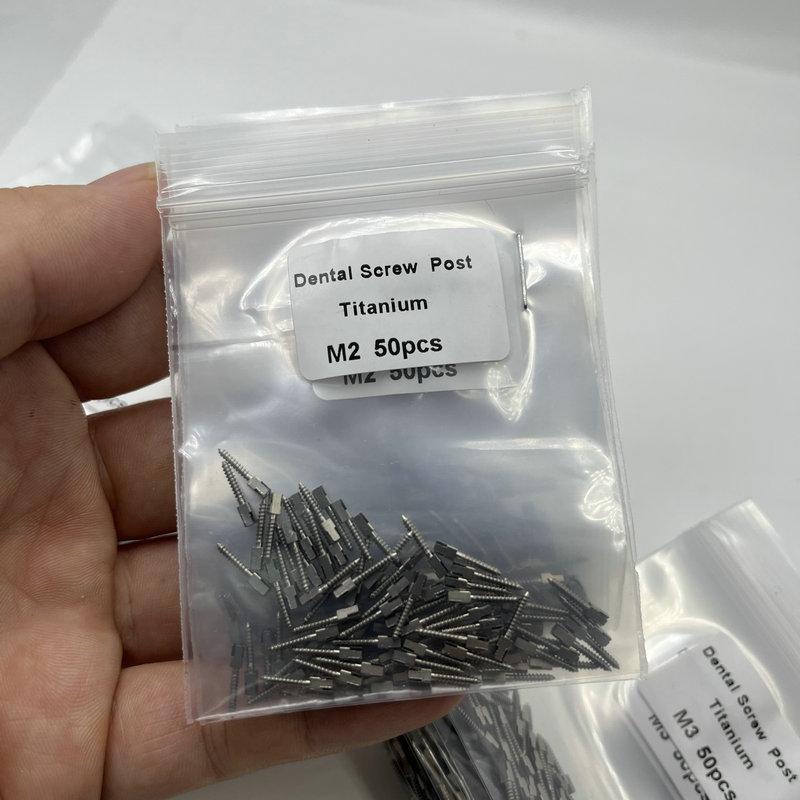 

Стоматологічний титановий гвинтовий штифт 50 шт. в пакеті Стоматологічні матеріали Для інструменту стоматолога Використання в стоматології Штифт