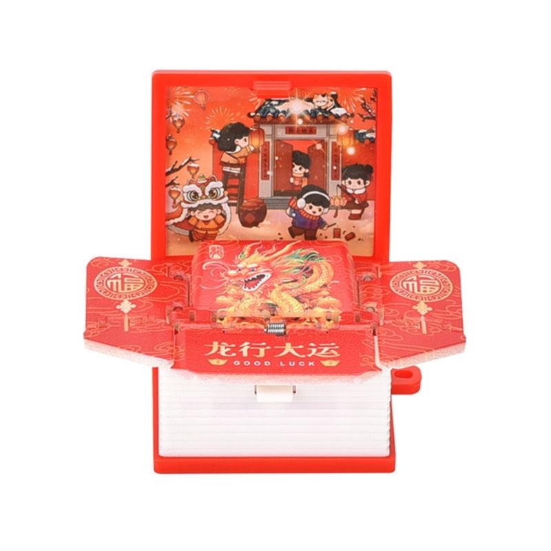 

2026 new 3D Folding Book Keychain Fold Book Popup Dinosaur cat World Keyring For Kid Children Toy Dinosaur Party Gift