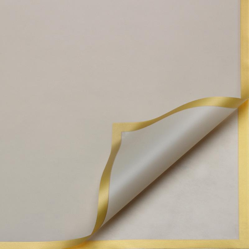 Roland Goldkante Wasserdichte Gelee-Folie Blumeneinwickelpapier