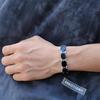 11mm Punk Rose Gold Color Black Ceramic Magnetic Health Bracelet Men Women Hiphop Stainless Steel Bike Therapy Bangle  Jewelry