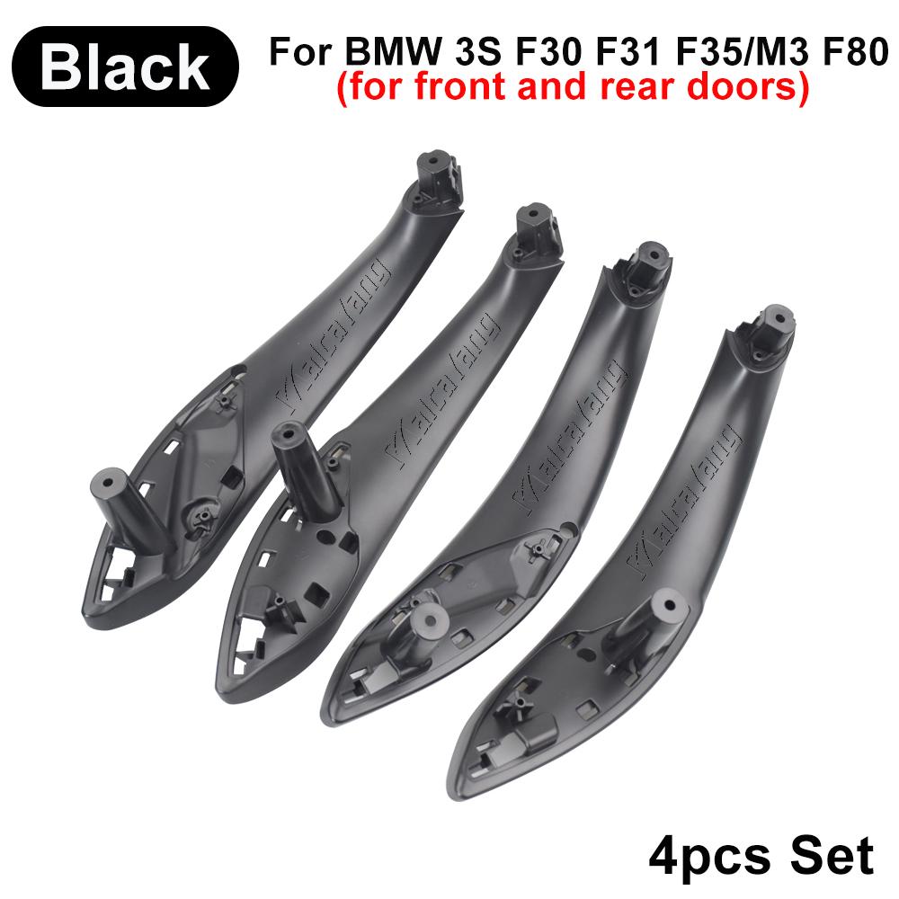 2PCS/4PCS Set Car Interior Door Pull Handle Ide Panel Trim For BMW 3 4 Series F30 F80 M3 F31 F32 F33 F34 F35 F36 51417279312