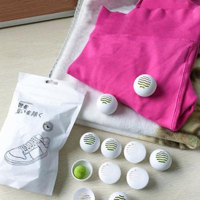 6/12 STÜCKE Deodorant Lufterfrischer Bälle Für Schuhe Multifunktions Jasmin Duft Lufterfrischer Schuhe Schuhschrank Toilette Desodorierung