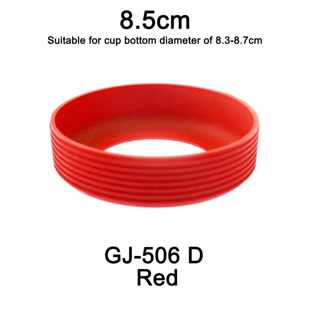1 pièce 8,5 cm 21 g 15 couleurs Fileté Silicone Souple Couvercle de Fond de Tasse Anneau Manchon Gaine Résistant à l'Usure Antidérapant Bonne Résistance