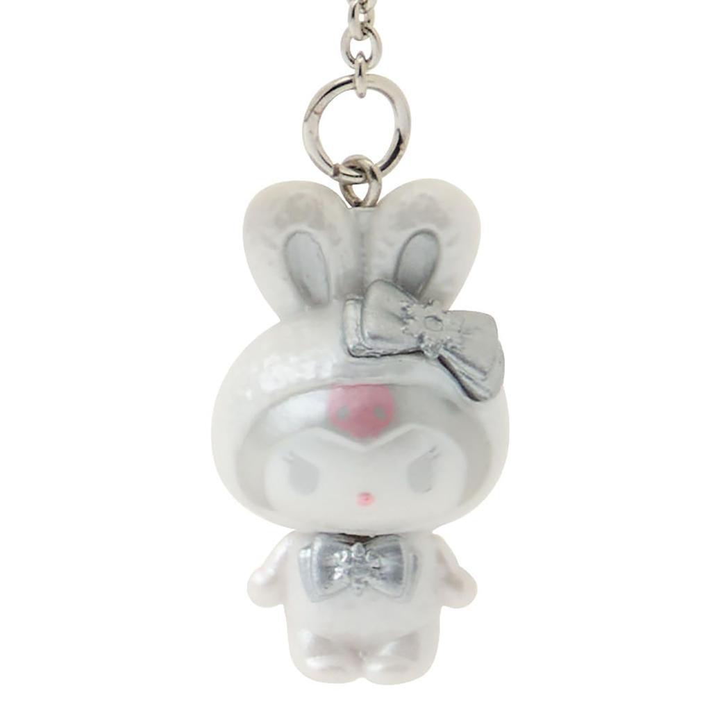 Sanrio Keychain Snow Kuromi 130427 (Fluffy Rabbit)