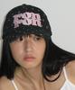 RONRON Dot Logo Ball Cap Black
