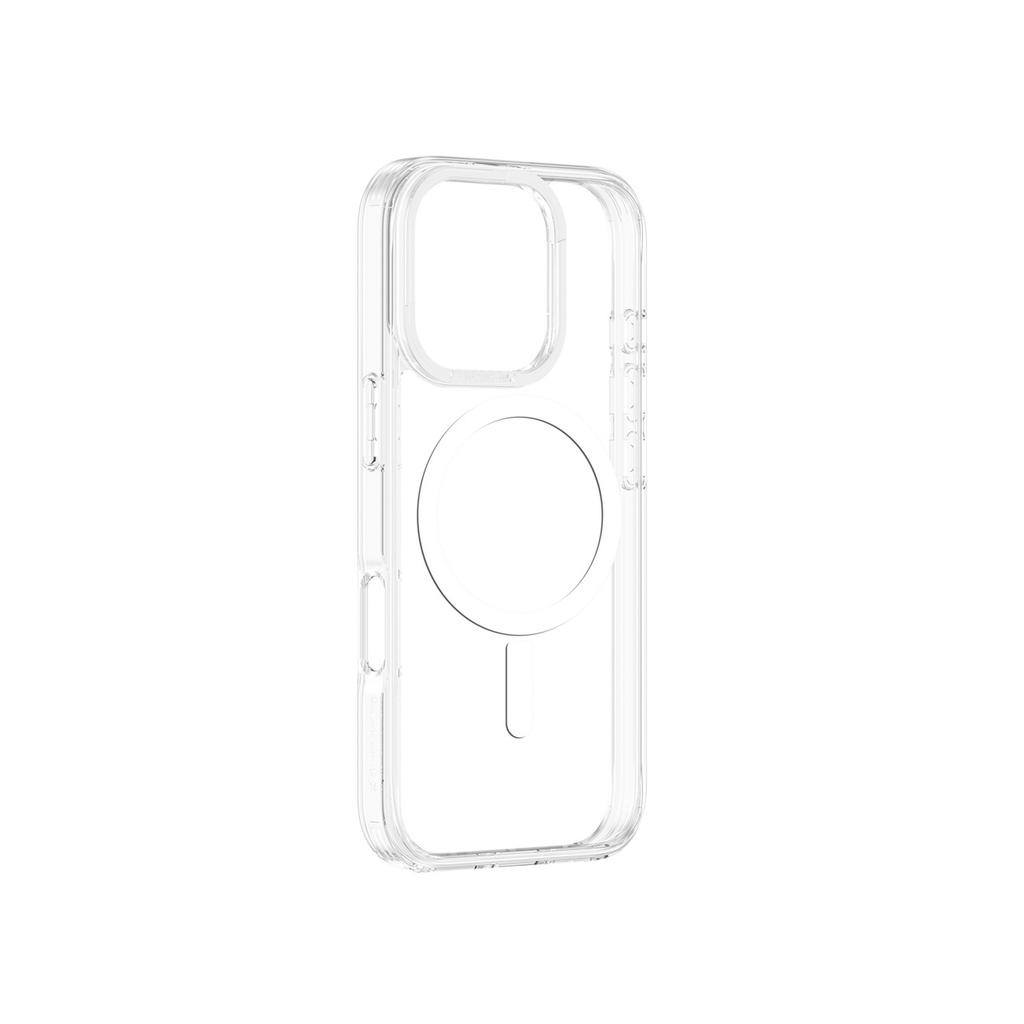 Etui Silikonowe Z Pierścieniem Magnetycznym Do Iphone 16 Pro - Przezroczyste