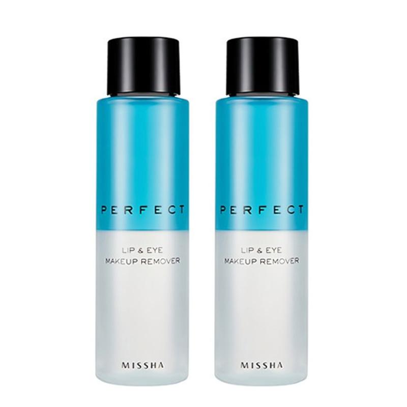 MISSHA Perfect Lip & Eye Makeup Remover 155 ml × 2 Pcs