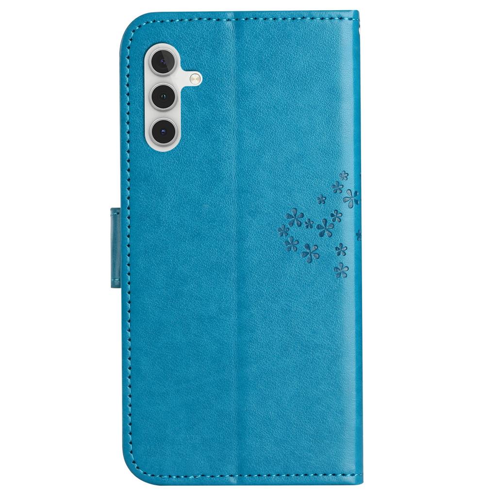 Wallet Case for Samsung Galaxy S23 FE Owl Tree Imprinted PU Leather Stand Phone Cover