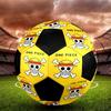 1pc One Piece Logo Football Soccer Ball Size 5 Indoor Soccer Ball Fashion Colorful  Backyard Game -Great For Sports Fans Gift HE18