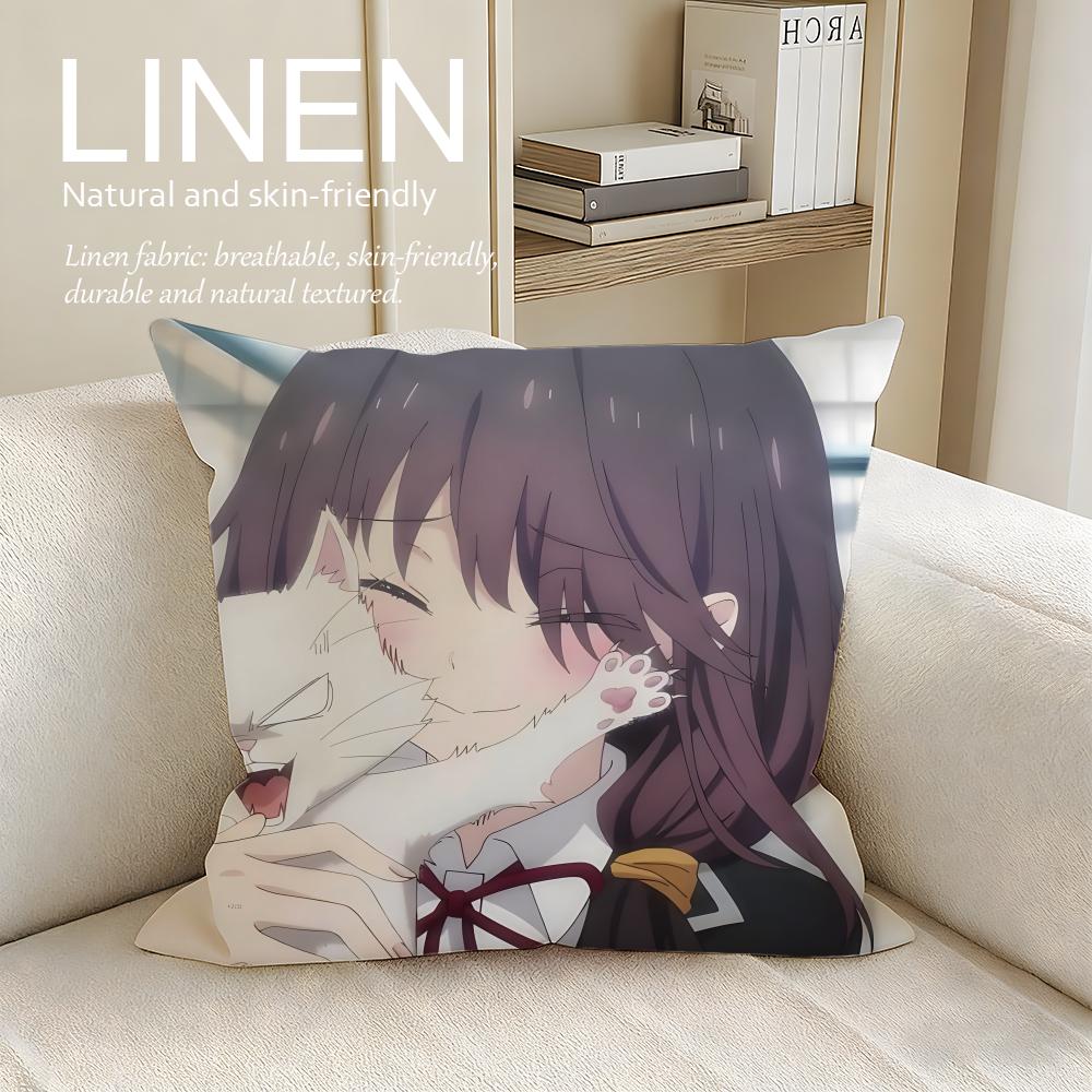 Fantasy DATE A LIVE Cushion Cover Pillowcase Set Pcs x x Breathable Washable Sofa Cushion Cover