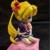 Neue Q-Style Sitzende Sailor Moon & Usagi Tsukino GK Statue - Anime Sammlerfigur, Kawaii Schreibtischdekoration Für Fans Geschenke