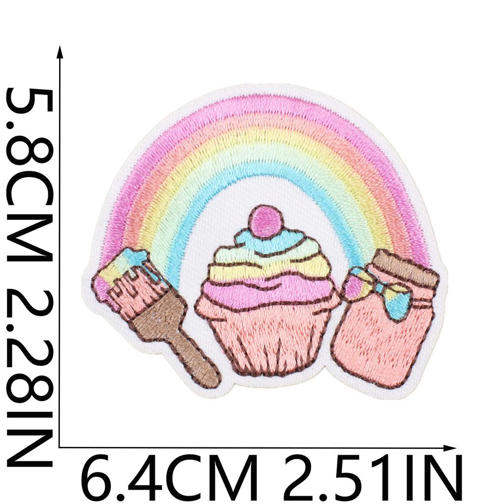 Cactus Car Embroidery Cloth Sticker Jacket Decoration Wave Patch Sticker Butterfly Computer Embroidery Label Flower Stamp Ironing