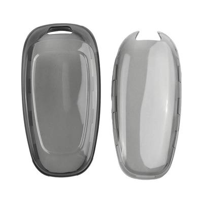 Car Remote Key Fob Cover Case With Keychain Fit For Hyundai Tucson Sonata Ioniq 5 Nexo Santa Cruz Palisade Clear Black TPU