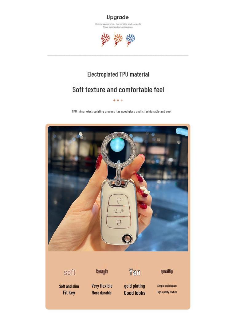 Women's Key Case for Hyundai Mistra, Ix35, Elantra Lingdong, Ix25, Verna