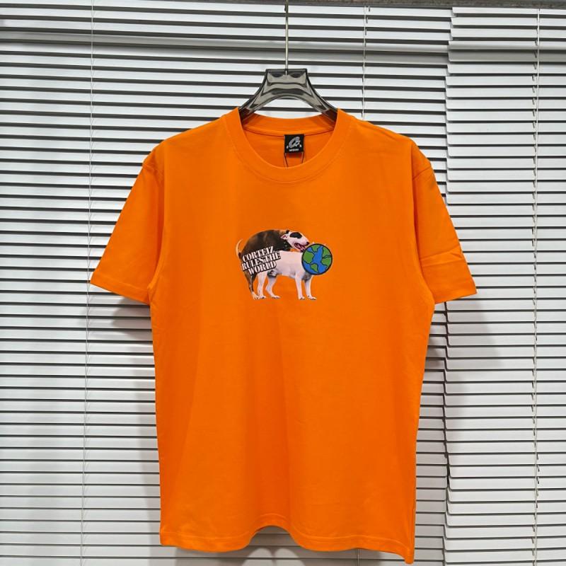 Unisex Loose Fit Cotton T-Shirt With Geometric Letter Print Casual Top Teens Adults
