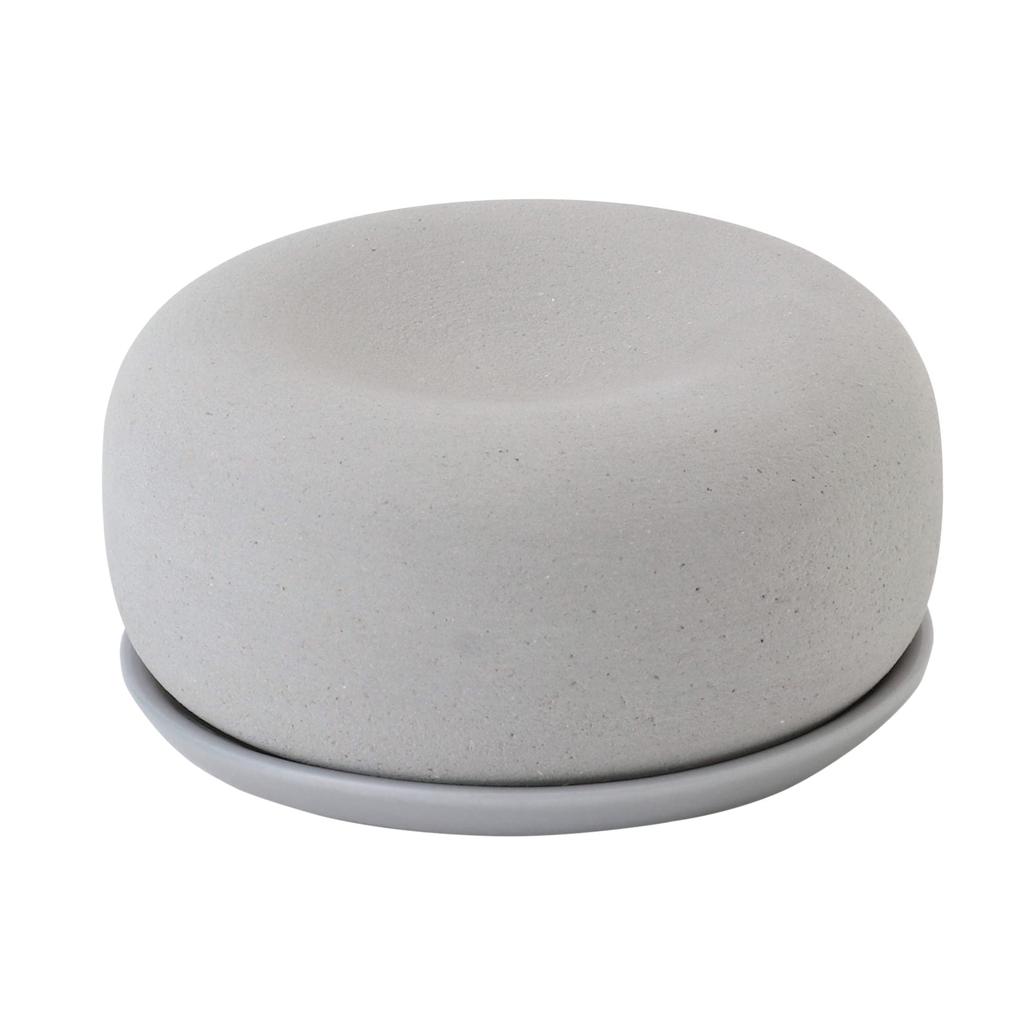 MUJI Aroma kámen s průměrem 65 x 02868291 Talíř, Šedý, 30mm,
