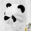 Kawaii Cartoon Tier Panda Hut Niedliche Kopfbedeckung Winddicht Warmer Hut Verkleidung Halloween Cosplay Geschenk für Junge Mädchen Kind Erwachsener
